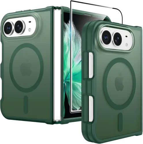 Vista 86 de FNTCASE Funda para Samsung Galaxy S25-Plus: S24-Plus de doble capa Negro