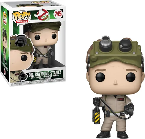 Vista 2 de Funko Películas: Ghostbusters - Dr. Raymond Stantz Pop! Figura de vinilo (incluye funda protectora compatible con Pop Box)