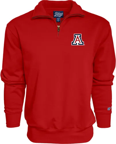Vista 21 de Blue 84 Sudadera con cremallera de un cuarto para hombre de la NCAA