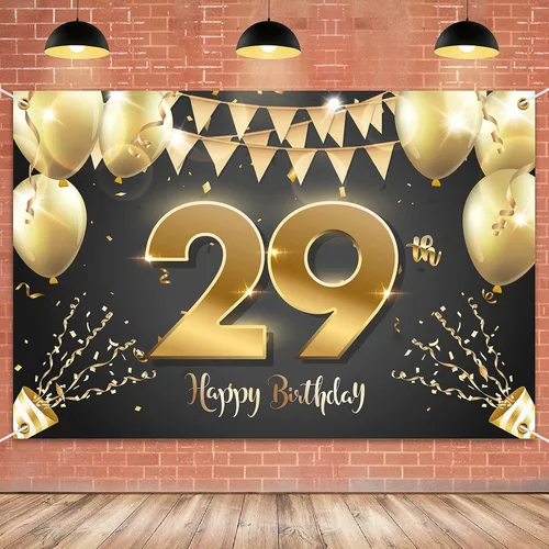 Vista 13 de HAMIGAR Fondo de pancarta de feliz cumpleaños número 10 de 6 x 4 pies, decoraciones de cumpleaños de 10 años, suministros de fiesta para niñas