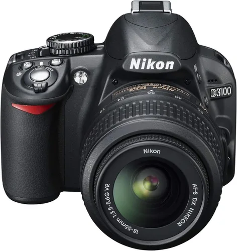 Vista 2 de Nikon D3100 14.2MP DX-Format Digital SLR Kit con 0.709-2.165 in f/3.5-5.6 VR Lens - (negro) [Versión internacional]