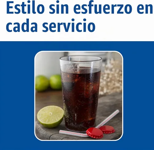 Vista 6 de Carlisle Vaso de plástico, 16 onzas, textura de guijarros, apilable