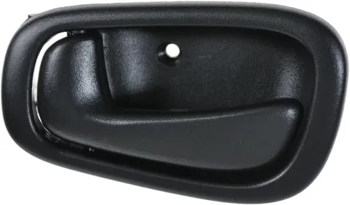 Vista 33 de TRQ Manija de puerta interior delantera izquierda cromada y negra para el lado del conductor compatible con Ford F-150 2012-2014