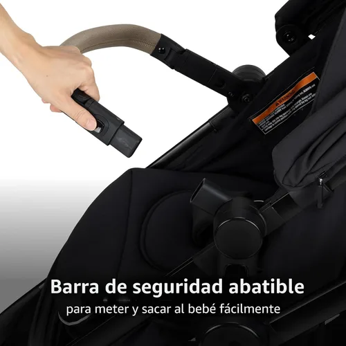 Vista 8 de Maxi-Cosi Zelia Pro - Sistema de viaje 5 en 1 con asiento de automóvil Mico Pro y cochecito de bebé, asiento reversible, ruedas grandes, mango