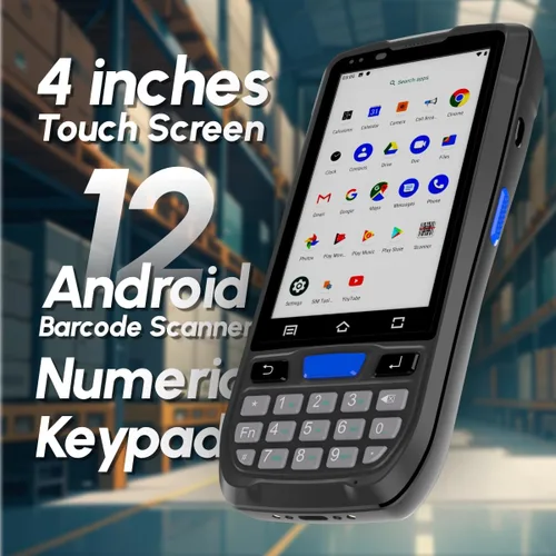 Vista 2 de Rayoungtek Escáner de Código de Barras Android Integrado HW N5703 Motor de Escaneo 1D/2D/QR, Lector NFC, Terminal de Datos PDA Computadora Móvil