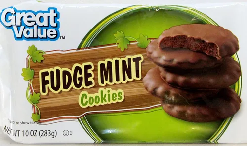 Vista 3 de Fudge Mint Cookies 2 bandejas de 18 galletas (36 en total) a Great Value