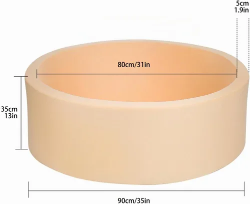 Vista 2 de Pote de bolas de espuma, 36 x 12 pulgadas, para interiores y exteriores, bola redonda suave, juguete de regalo ideal para niños, pozo de bolas suave