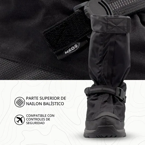 Vista 4 de Neos Voyager Botas impermeables de invierno para hombre y mujer - Se ajusta a botas de nieve y de trabajo - Calificadas para 0°F