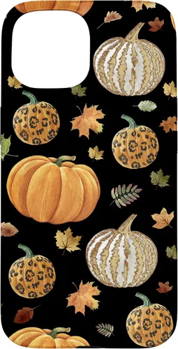 Vista 6 de iPhone 16 Falling leaves Autumn and Pumpkin Happy Fall Phone Case