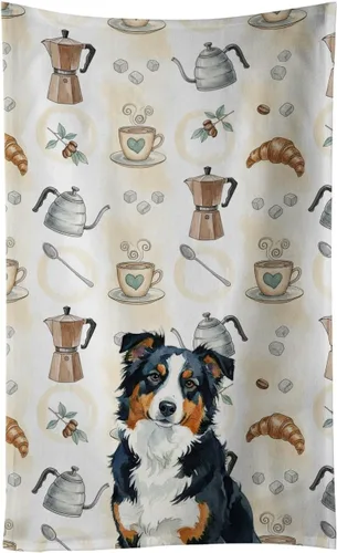 Vista 304 de Caroline's Treasures Afghan Hound - Toalla de cocina para barra de café, terciopelo frontal y lazo de algodón, lavable a máquina Sabueso afgano