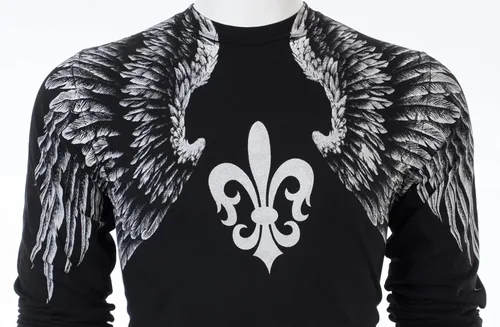 Vista 6 de Xtreme Couture by Affliction - Camisa de manga larga para hombre, Negro