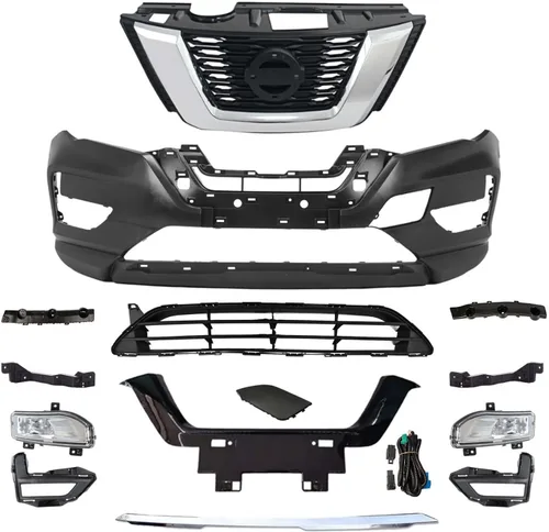Vista 2 de Rejilla completa de parachoques delantero para Ni-ssan Rogue S SL SV 2.5L