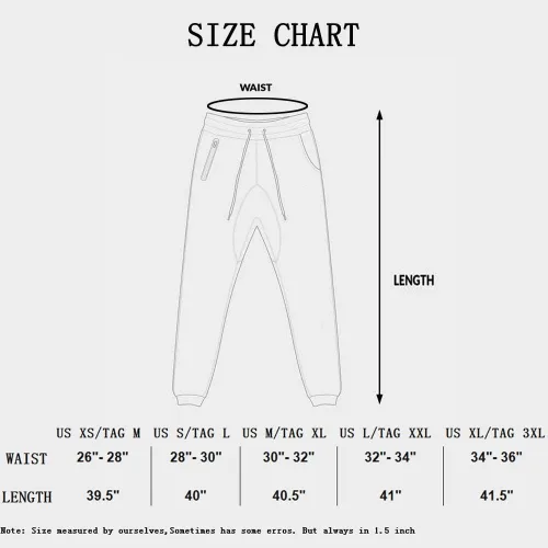 Vista 5 de EVERWORTH Pantalones deportivos para hombre, pantalones deportivos ajustados para hombre, pantalones cónicos para gimnasio, correr, entrenamiento