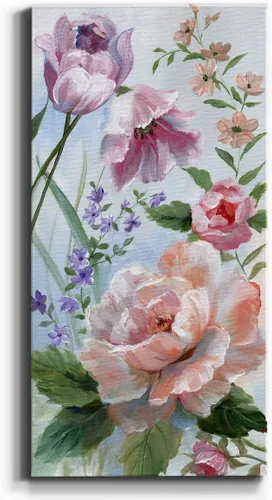 Vista 30 de Renditions Gallery Master Botanical II - Arte de pared, decoración en lienzo de alta calidad con envoltura de galería, listo para colgar, 16