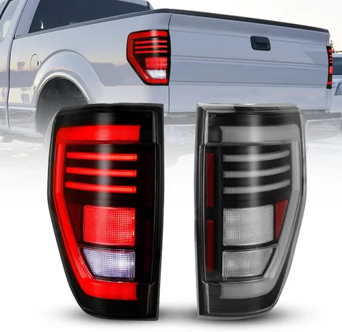 Vista 9 de ROXX Luces traseras para Ford F150, conjunto de luces traseras secuenciales LED para Ford F150 2009 2010 2011 2012 2013 2014