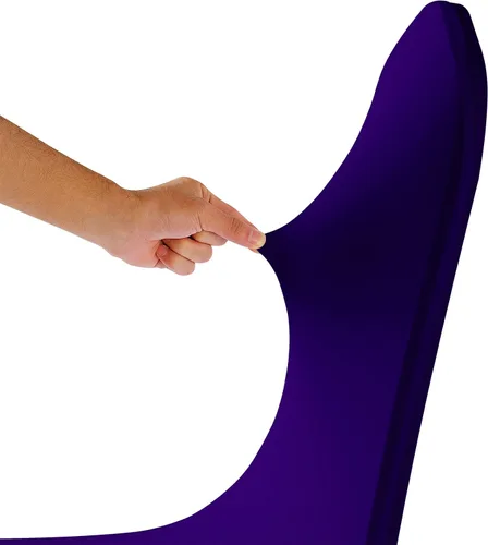Vista 48 de Funda de elastano para silla, 12 unidades, fundas para silla, fundas para sillas de sala de estar, funda extraíble lavable y elástica para silla
