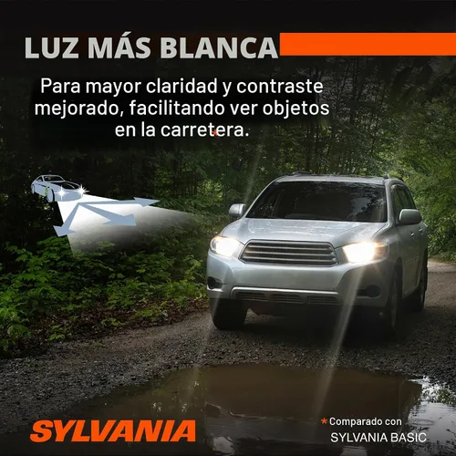 Vista 6 de Foco halógeno de alto rendimiento SilverStar (1 unidad) Sylvania 9003 (también encaja H4), H7