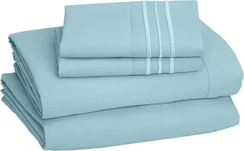 Vista 8 de CELINE LINEN Juego de sábanas de microfibra de 4 piezas prémium de calidad hotelera 1800, resistente a las arrugas - Ropa de cama de lujo ultra