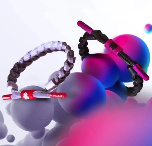 Vista 4 de Rastaclat Pulseras trenzadas para hombres y mujeres de todas las edades - Colección Originals Pulseras apilables ajustables trenzadas a mano Gran