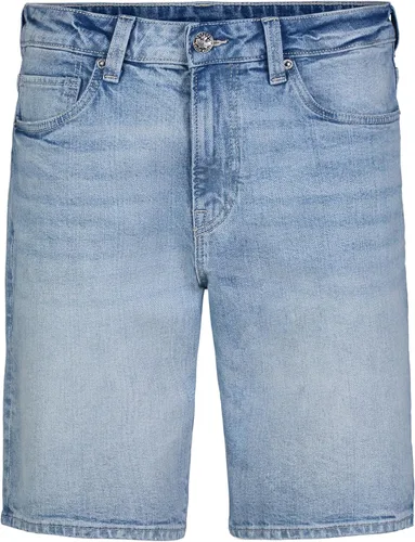 Vista 9 de Buffalo David Bitton Pantalones cortos de mezclilla rectos y relajados para hombre