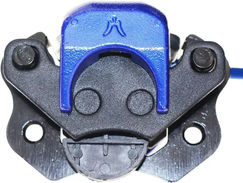 Vista 4 de PRO BAT Kit de pinza de cilindro maestro de montaje de freno hidráulico trasero con pastilla de freno extra para cuatrimoto Baja para go kart, Azul