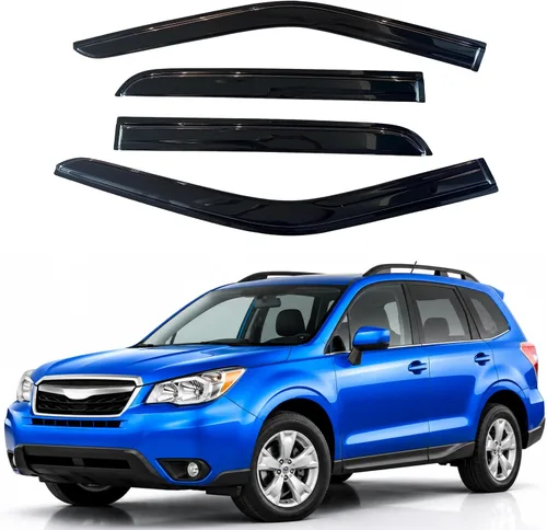 Vista 80 de Visera de ventana IG para Ford Focus Sedán y Hatchback 2012-2018, Protector de ventana lateral para lluvia y viento estilo Mugen, extra duradero