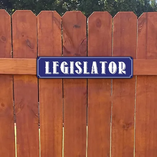 Vista 5 de Letrero de calle personalizado de metal con texto de nombre, letreros de carretera personalizados para exteriores, divertidos letreros de calle de 4