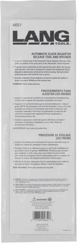 Vista 4 de Herramienta de liberación y ajuste con llave, de aflojado automático Lang Tools (4651).