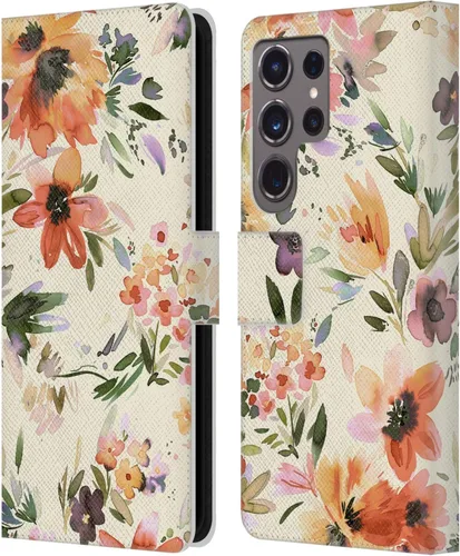 Vista 149 de Head Case Designs Officially Licensed Ninola Butterfly Nature Spring Floral Leather Wallet Case Compatible with Samsung Galaxy A07 4G