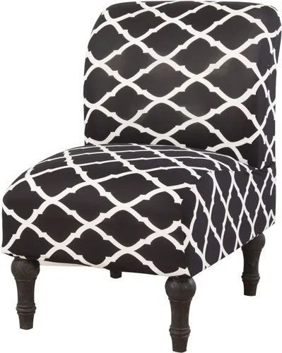 Vista 34 de JIAN YA NA Funda para silla decorativa sin brazos, funda elástica para silla sin brazos, fundas de terciopelo para sillas sin brazos, fundas Beige