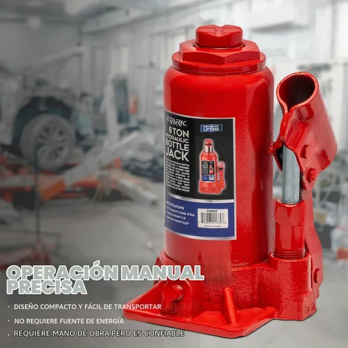 Vista 3 de XtremepowerUS Gato hidráulico portátil de 2 toneladas para botella con soporte hidráulico elevador de gato hidráulico Granja RV Truck Equipo