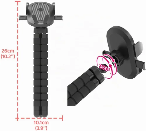Vista 7 de Soporte para teléfono para cochecito de bebé, soporte para teléfono para carrito de compras, carrito de golf, carrito de empuje, abrazadera portátil