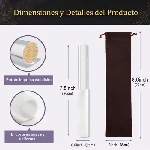 Vista 3 de Mazo para Cuenco Cantante Base Acrílica Transparente Mazo Percutor de Goma de Silicona para Tocar Cuenco Cantante de Cristal de Cuarzo con Bolsillo