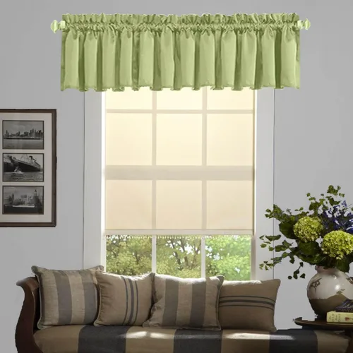 Vista 42 de Cortinas de cocina negras Ladity - 2 paneles de cortinas cortas opacas, 36 pulgadas, privacidad, niveles de café, cortinas de granja para ventana
