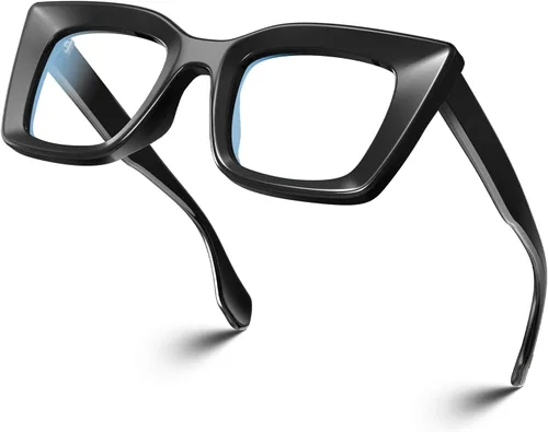 Vista 8 de VISOONE Cat Eye Blue Light Blocking Glasses TR90 Anti-glare Women Calida
