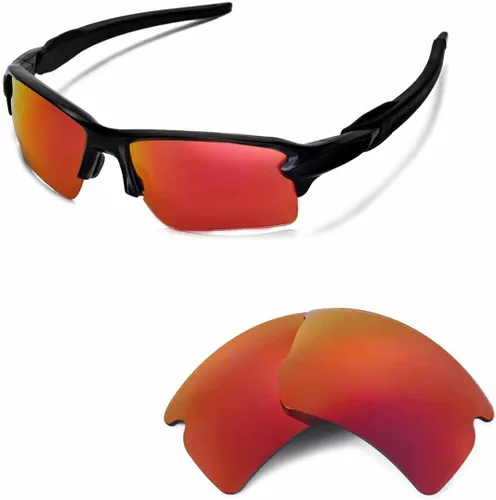 Vista 3 de Walleva Lentes de repuesto para lentes de sol Oakley Flak 2.0 XL, múltiples opciones disponibles