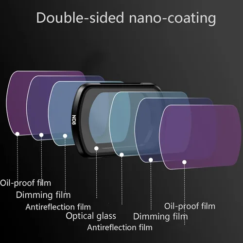 Vista 4 de Filtro magnético CPL compatible con DJI Osmo Pocket 3 Cámara CPL Accesorios de filtro de lente impermeable resistente a los arañazos