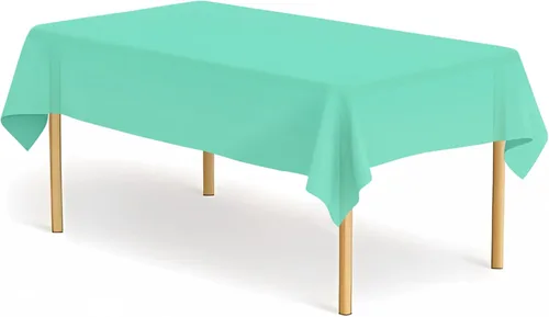 Vista 21 de Paquete de 2 manteles de plástico a cuadros en blanco y negro para fiestas, desechables de 54 x 108 pulgadas, mantel rectangular con bandera a