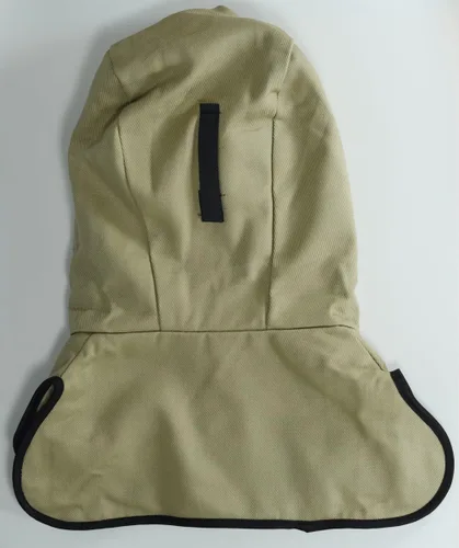 Vista 4 de RIVERWELD Calentador de invierno Capucha de soldadura Franela Color Caqui Tela ignífuga para soldadores Match Soldadura Casco de soldadura Equipo