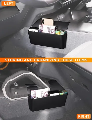 Vista 5 de Savadicar Caja de almacenamiento de cambios, bandeja de extensión de palanca de cambios de ABS compatible con Ford Bronco SUV 2021-2025, accesorios