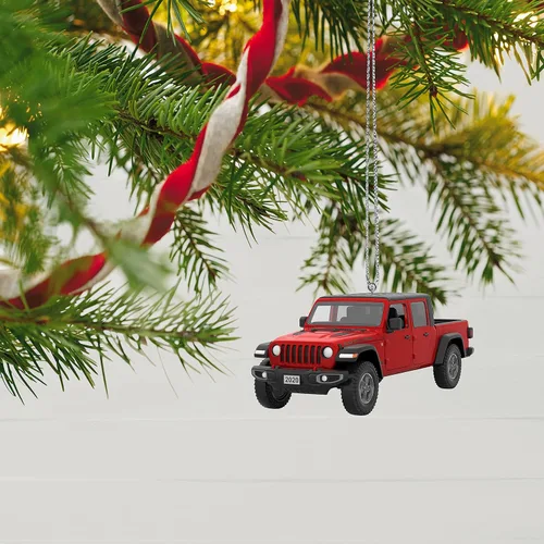 Vista 6 de Hallmark Keepsake Adorno de Navidad, año 2021, 2020 Jeep Gladiator Rubicon, Metal