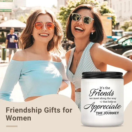 Vista 6 de Regalo de amiga para mujeres, regalos de cumpleaños para mejores amigas, regalo de decoración de Navidad de Acción de Gracias para mejor amiga