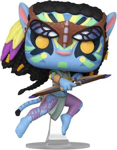 Vista 2 de Funko Pop! Movies: Avatar - Neytiri - (Battle) - Avatar: The Way of Water - Figura de vinilo coleccionable - Idea de regalo - Producto