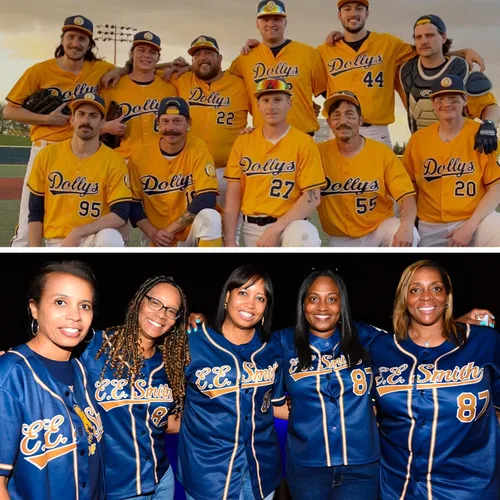 Vista 4 de Camisetas de béisbol personalizadas con botones de manga corta, número de nombre cosido personalizado impreso para adultos y jóvenes