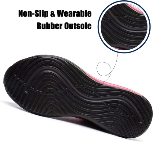 Vista 5 de UCAYALI - Zapatos de seguridad para hombres y mujeres. Tenis de trabajo con puntera de acero, utilizados en la construcción, ligeros y transpirables