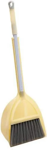 Vista 12 de Mini Escoba con Palita - Pequeño Juego de Limpieza para el Hogar, Ideal para Cocina, Baño, Nido de Mascotas, Barco (Set de 3, Azul+Naranja+Amarillo)