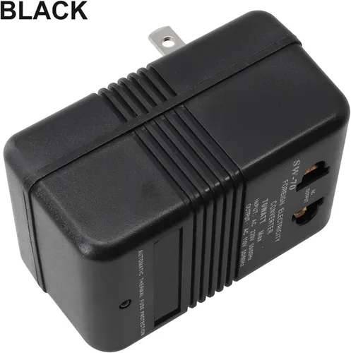 Vista 5 de Convertidor de voltaje de amplio rango Transformador de voltaje 110V/120V Convertidor de corriente de doble canal Paso hacia arriba o bajar a
