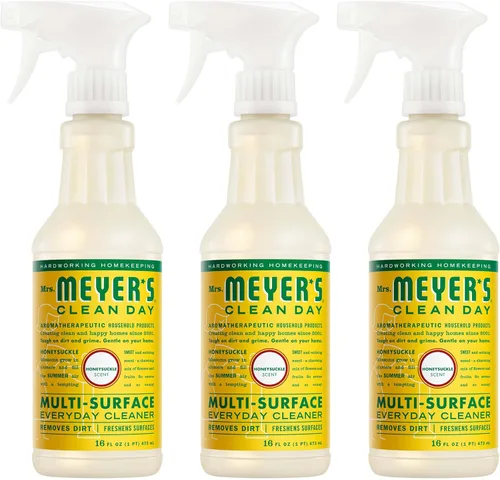 Vista 10 de MRS. MEYER'S CLEAN DAY Limpiador Multiusos en Spray, Albahaca, 16 fl. oz - Paquete de 3