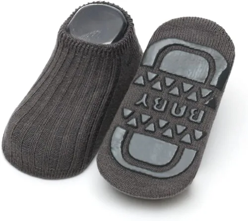 Vista 8 de Calcetines antideslizantes unisex para bebé y niña calcetines para el suelo