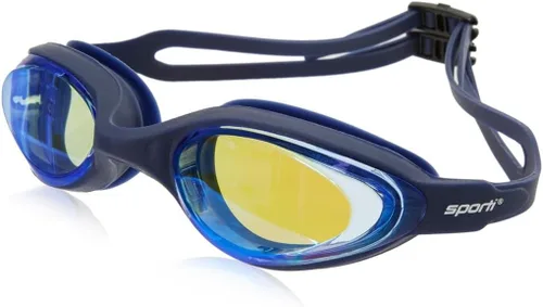 Vista 12 de Sporti Gafas de natación unisex para adultos, antiempañamiento, para hombres y mujeres